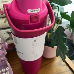 Pink Water Bottle with FreeSip Spout